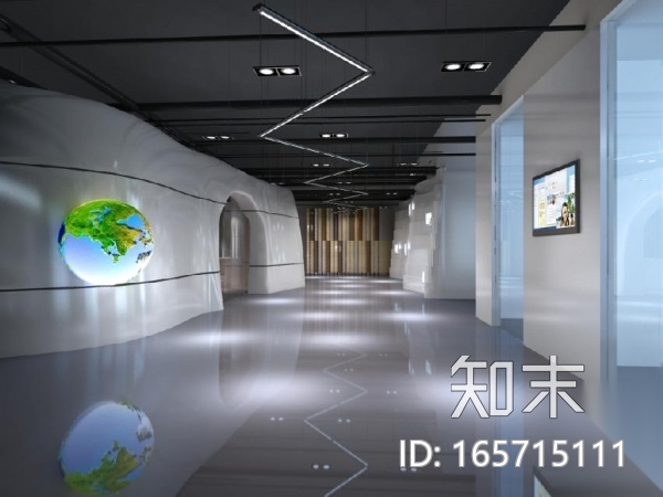 鹏程住工工业化材料有限公司办公空间施工图cad施工图下载【ID:165715111】