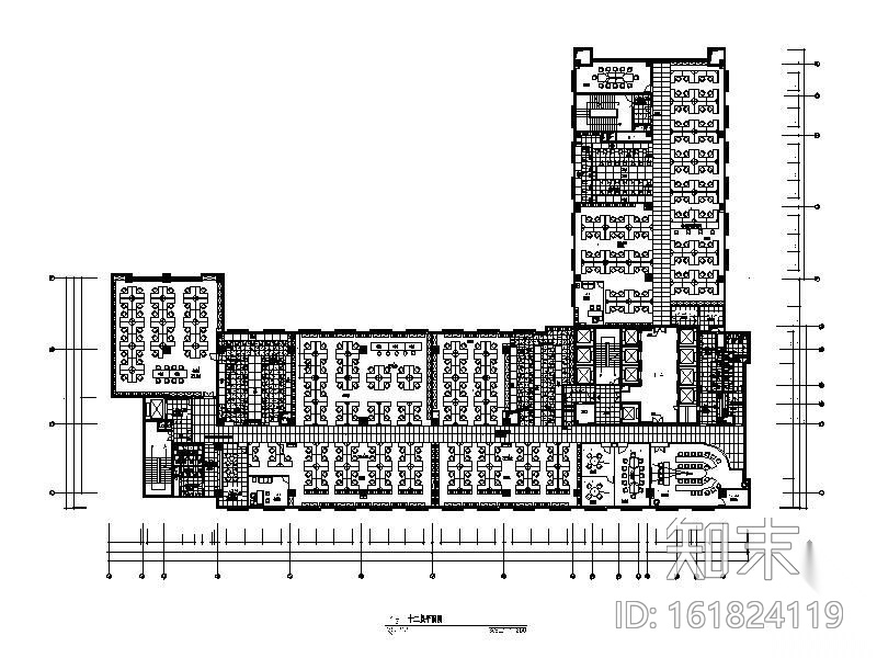 [广东]某科技大厦办公楼施工图cad施工图下载【ID:161824119】