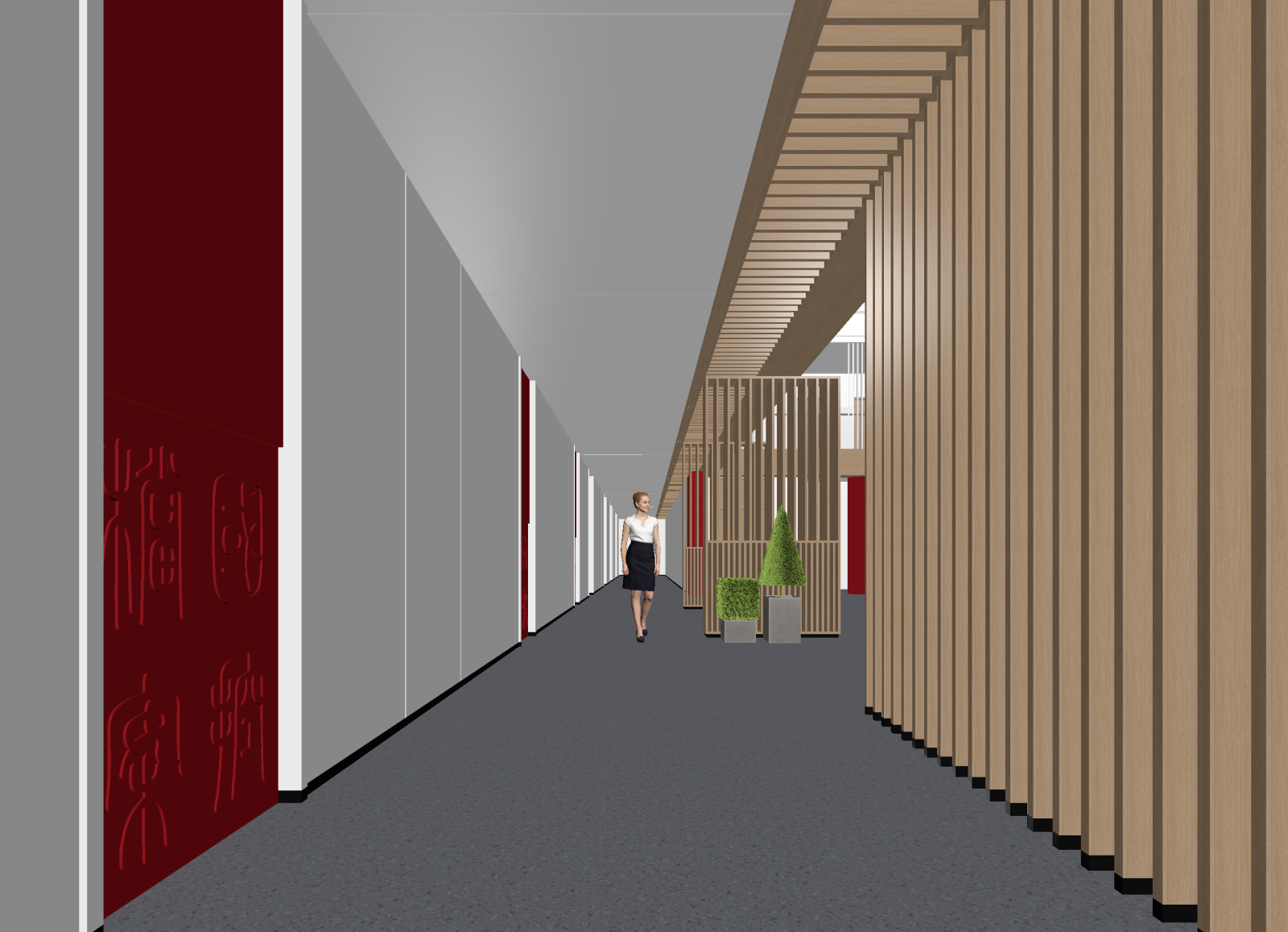 现代走廊3D模型下载【ID:1215103072】