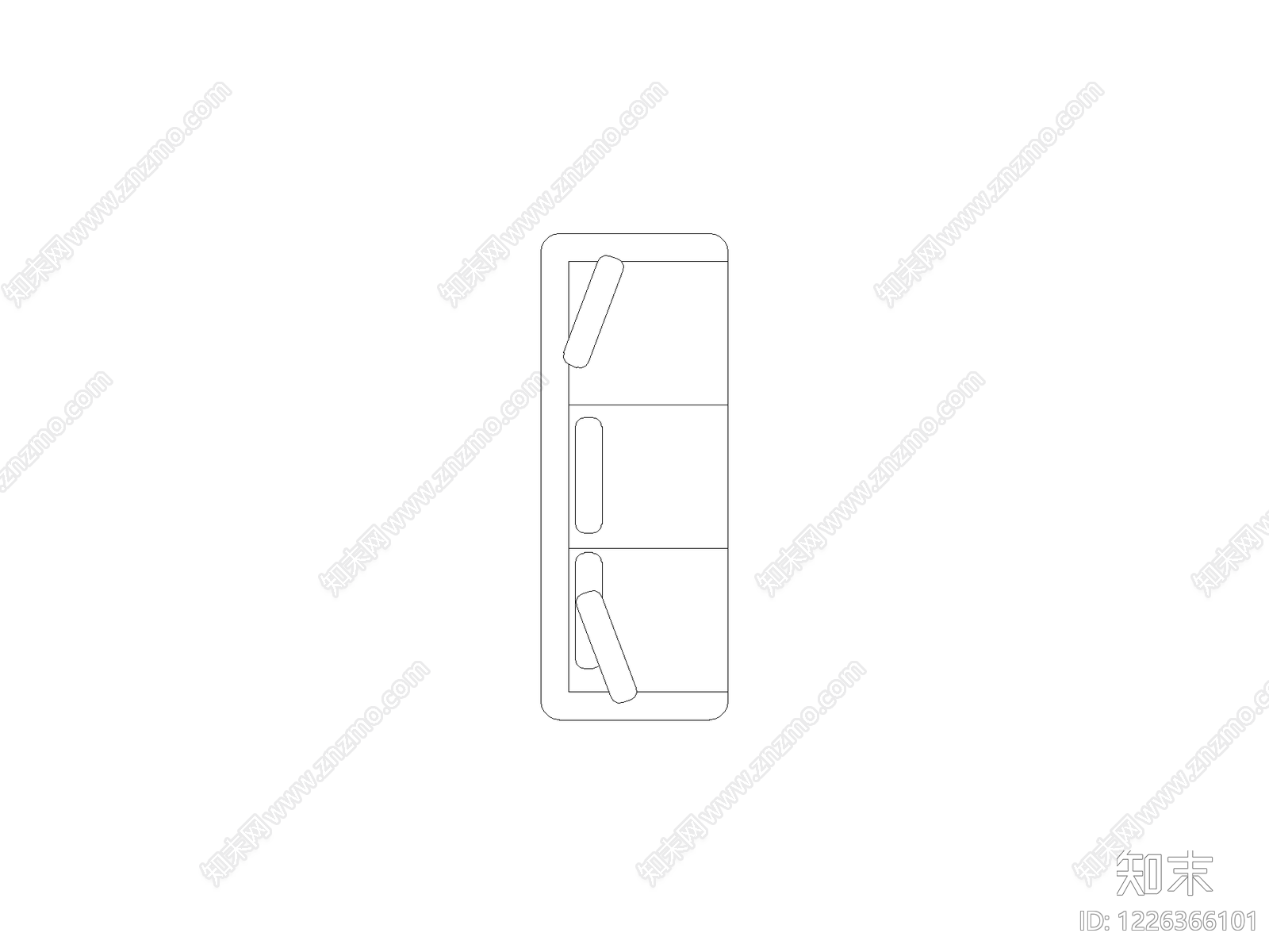 柜子cad施工图下载【ID:1226366101】