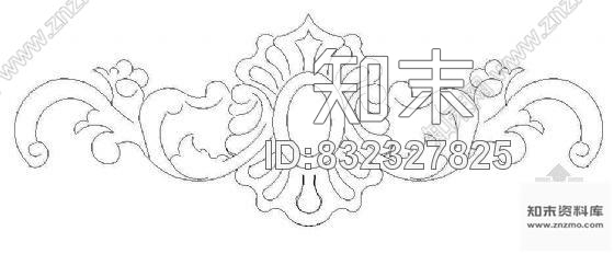 图块/节点中式装饰图案cad施工图下载【ID:832327825】