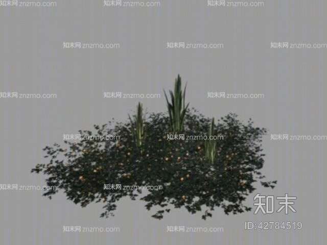 绿色草3D模型下载【ID:42784519】