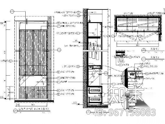 [广州]某豪华办公楼室内装修图cad施工图下载【ID:967136083】
