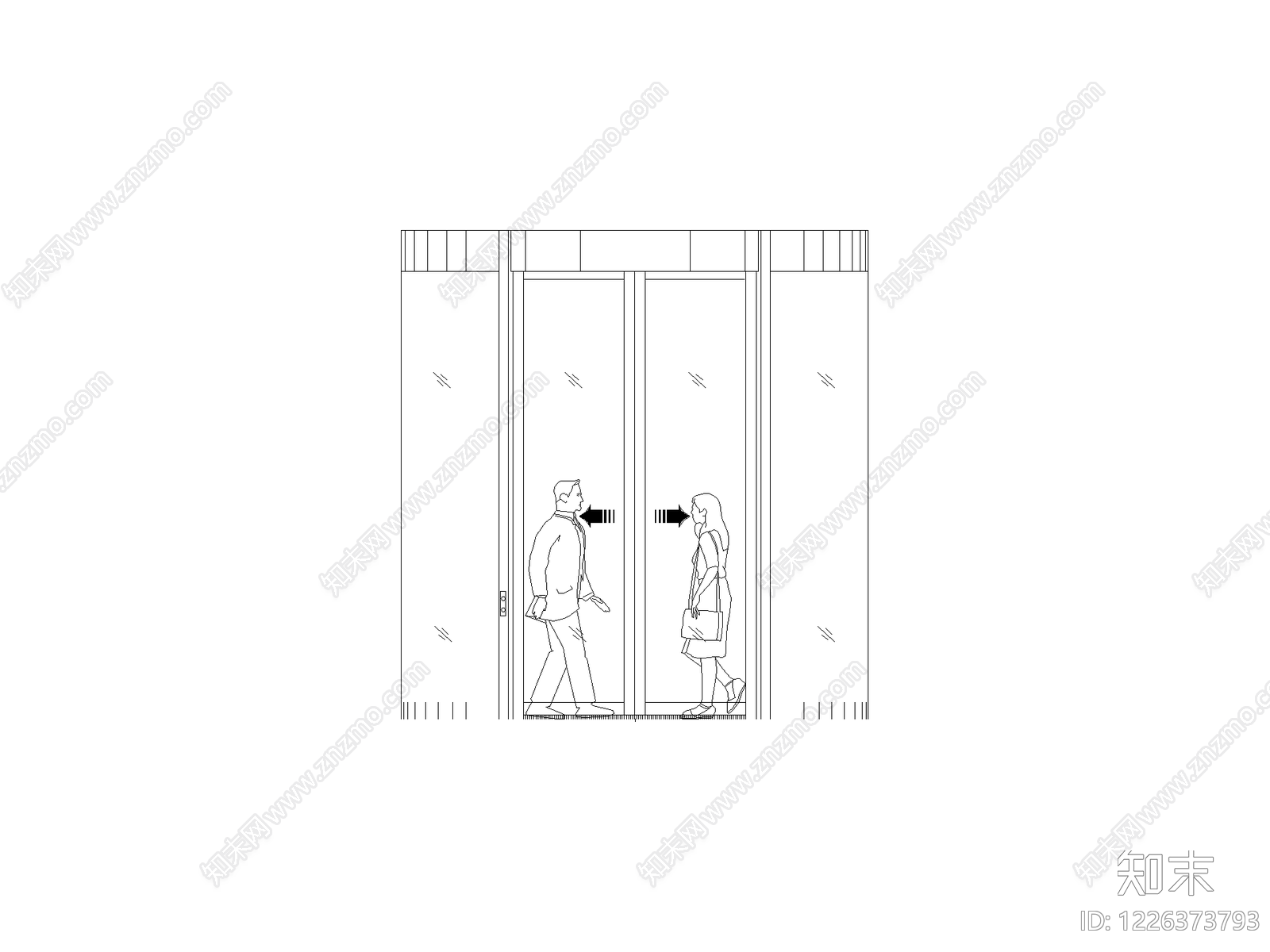 人物cad施工图下载【ID:1226373793】