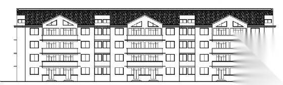 某四层医院职工住宅楼建筑施工图cad施工图下载【ID:149847146】