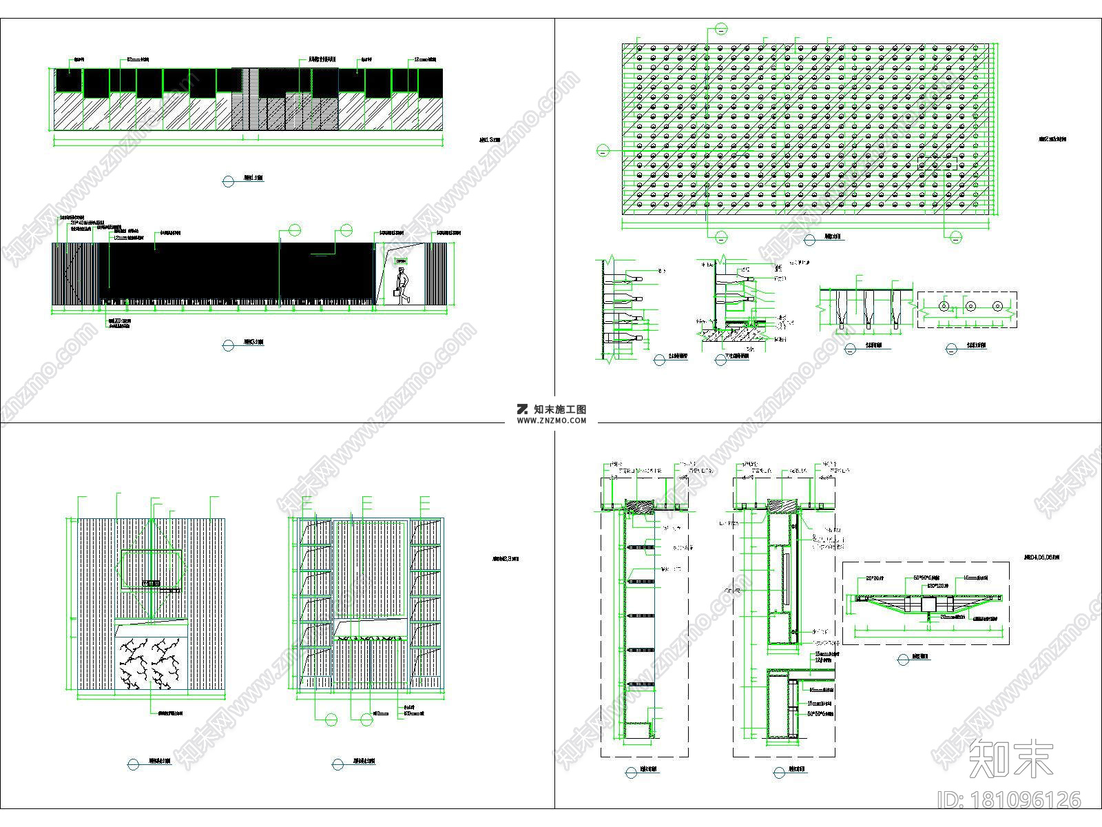 中式精典创意别墅大宅CAD建筑图纸和效果图下载施工图下载【ID:181096126】