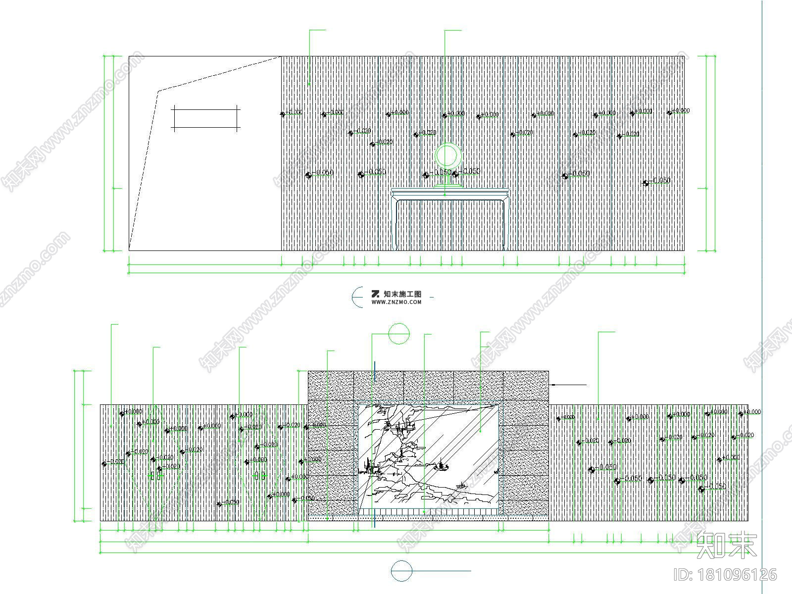 中式精典创意别墅大宅CAD建筑图纸和效果图下载施工图下载【ID:181096126】