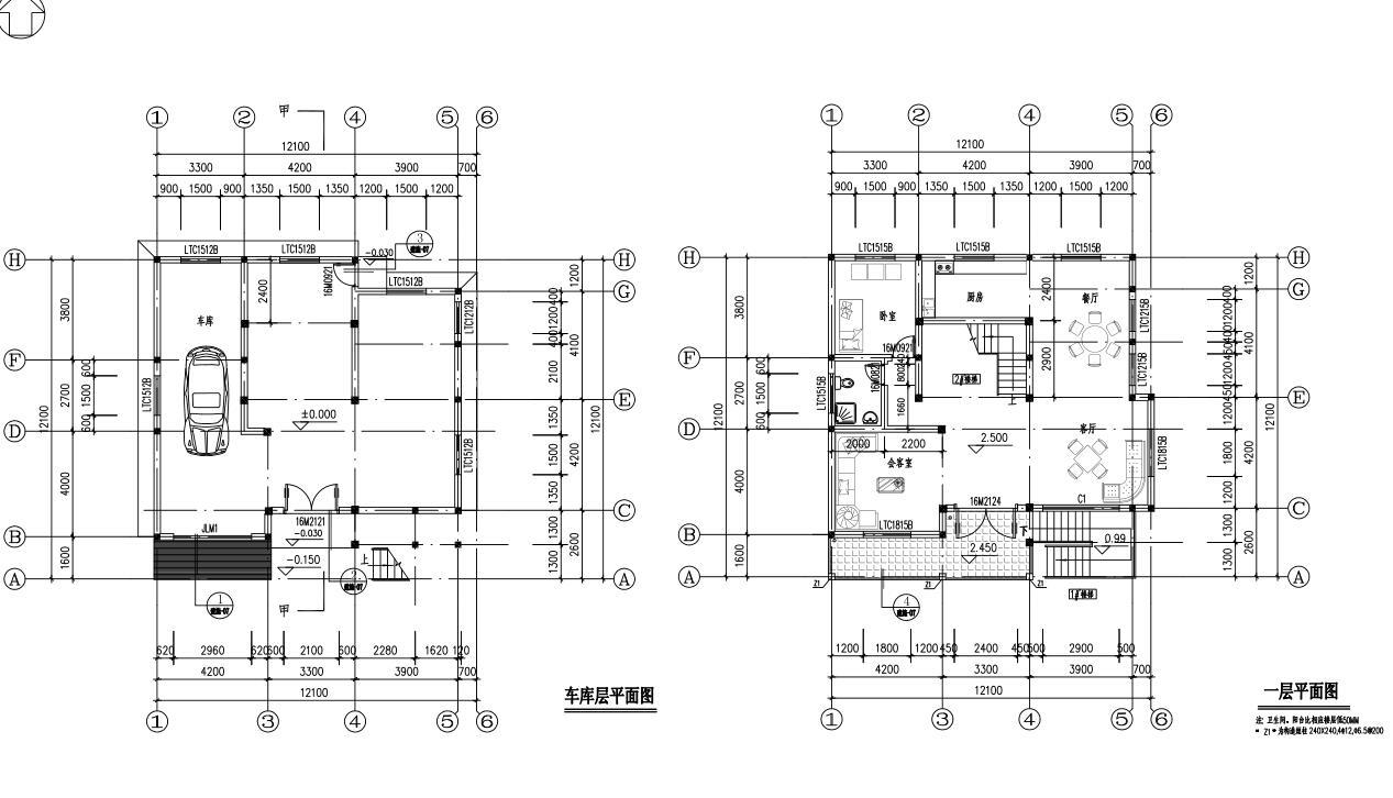 三层现代中式风格别苏建筑设计文本（包含效果图+CAD）施工图下载【ID:149860122】