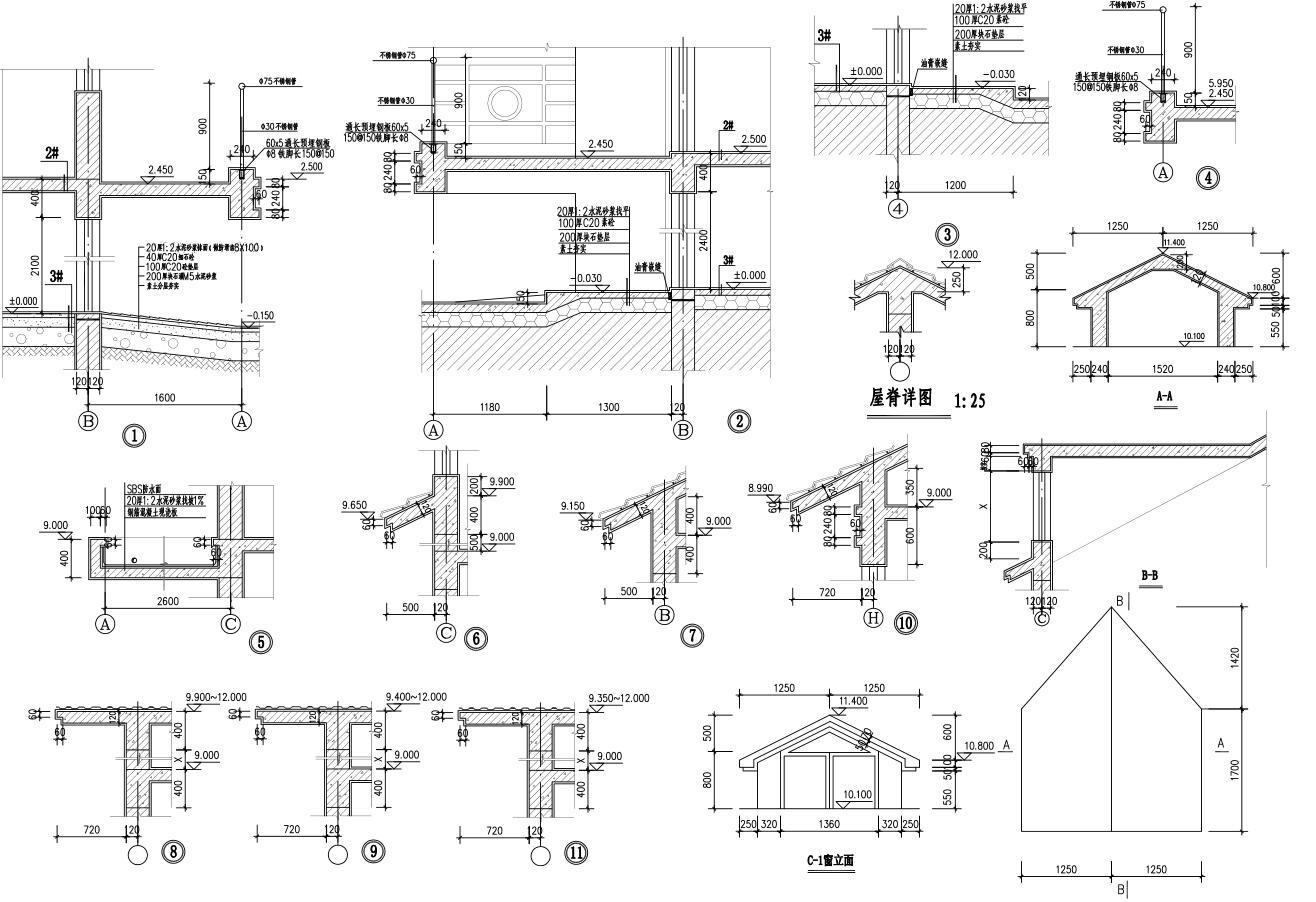 三层现代中式风格别苏建筑设计文本（包含效果图+CAD）施工图下载【ID:149860122】