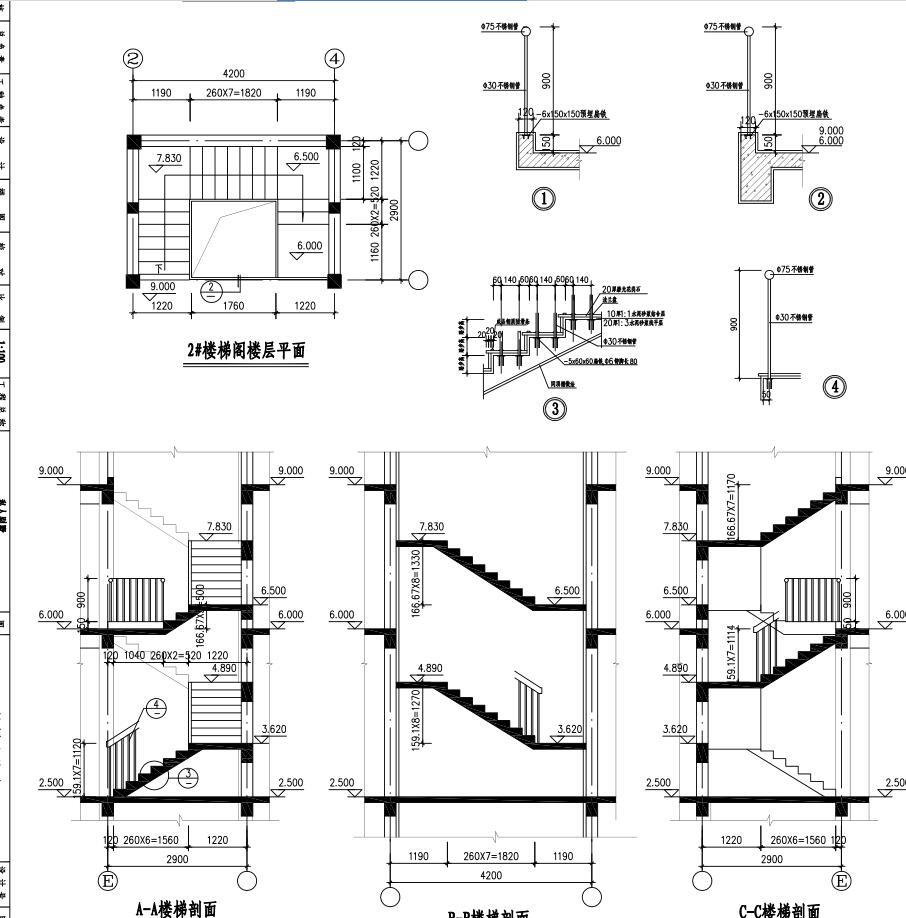 三层现代中式风格别苏建筑设计文本（包含效果图+CAD）施工图下载【ID:149860122】