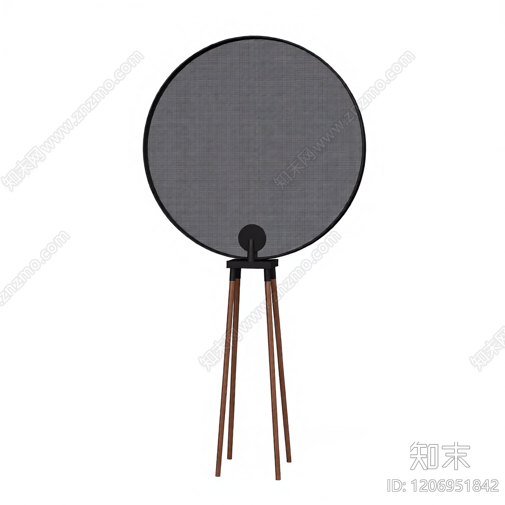圆形落地灯模型3D模型下载【ID:1206951842】