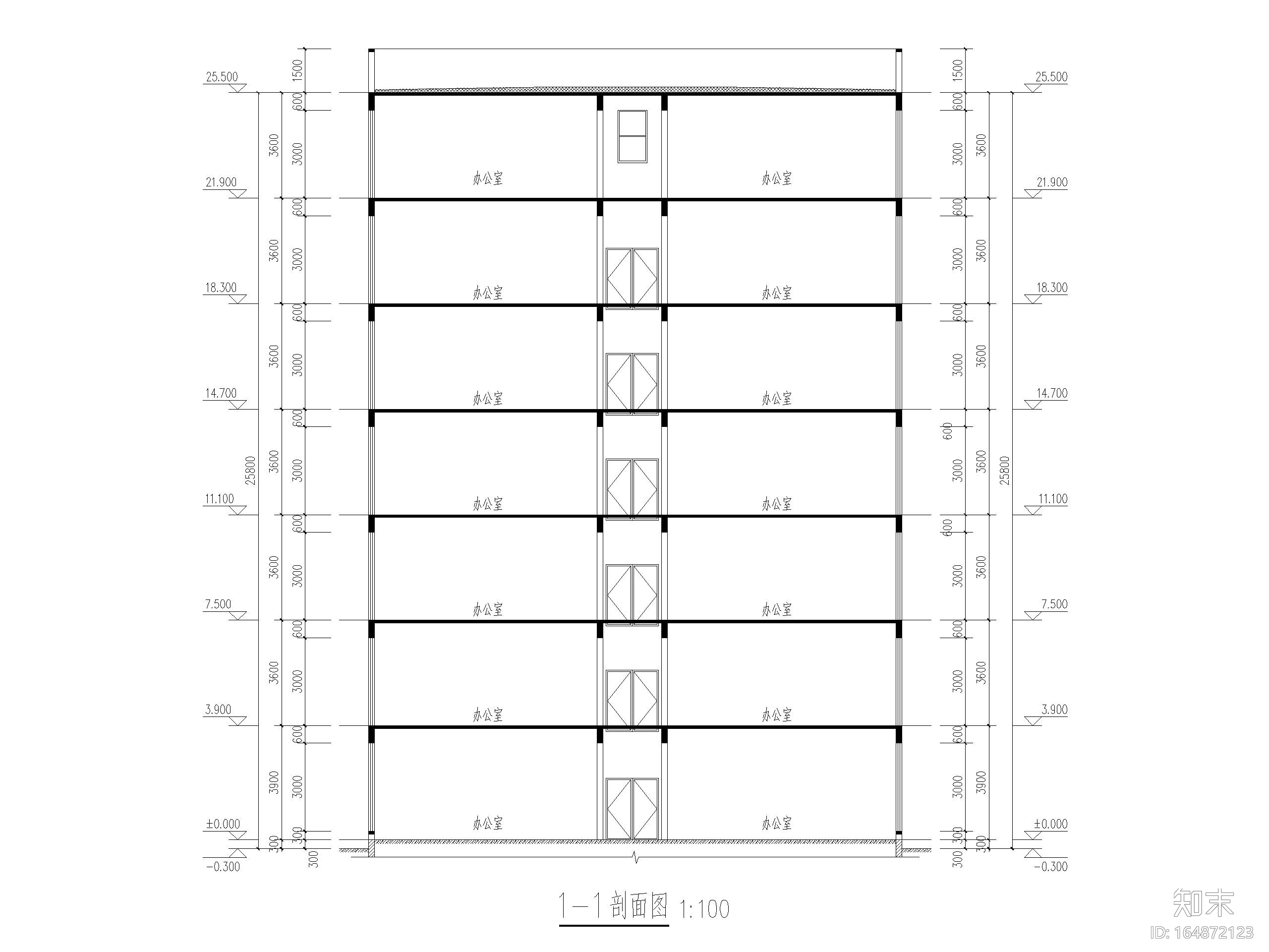 电梯产业园综合服务中心研发楼建筑施工图施工图下载【ID:164872123】