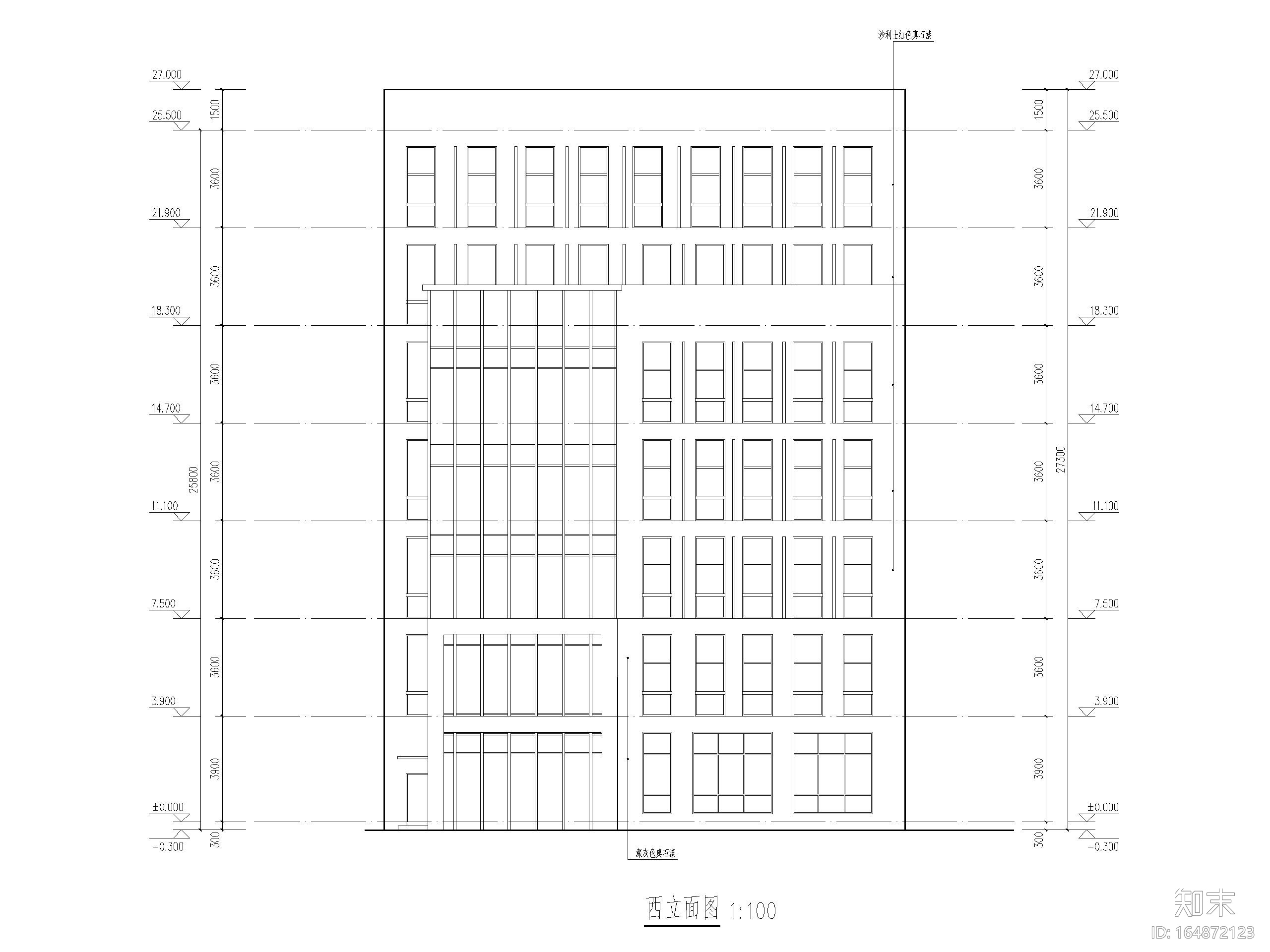 电梯产业园综合服务中心研发楼建筑施工图施工图下载【ID:164872123】