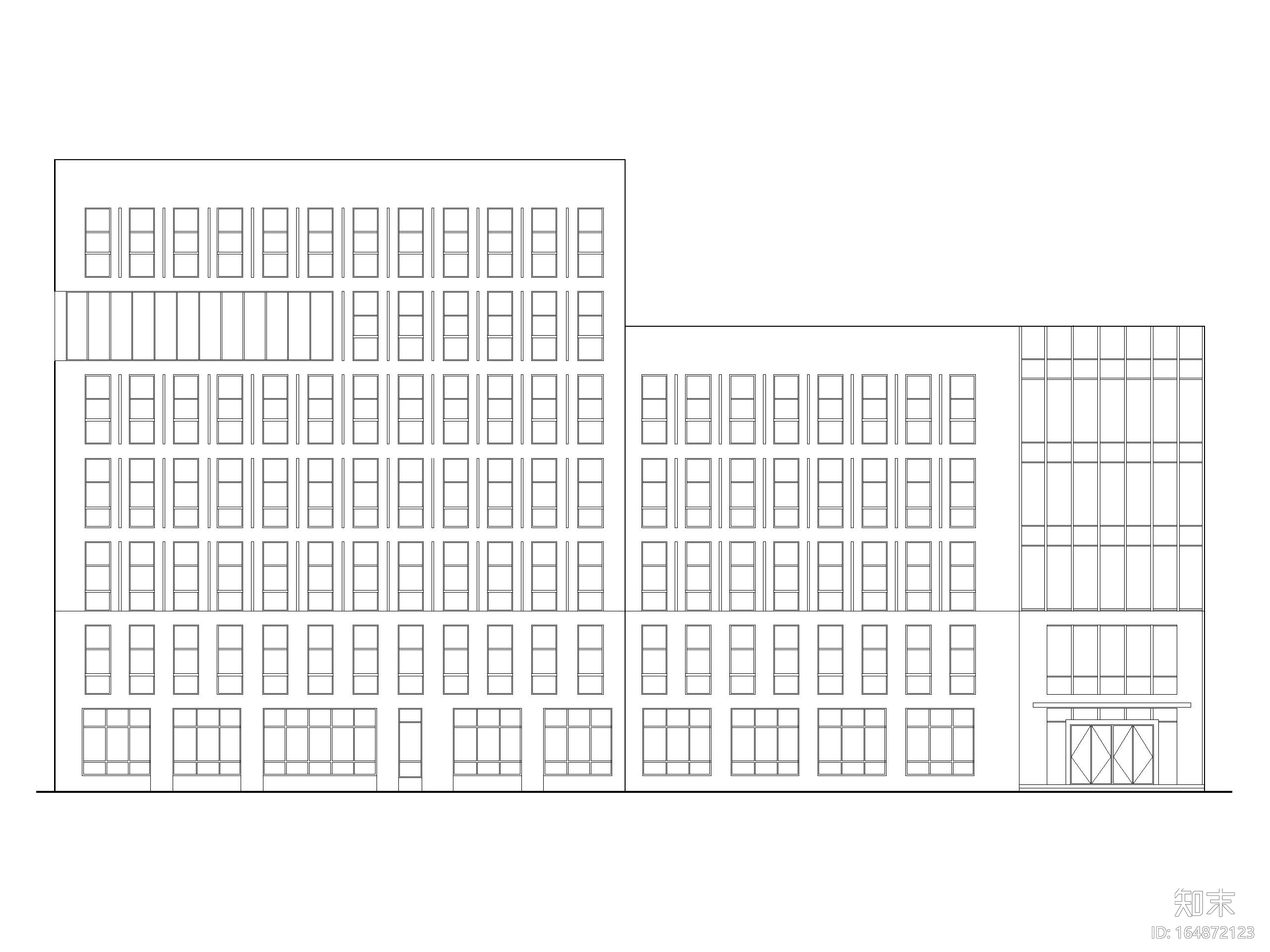 电梯产业园综合服务中心研发楼建筑施工图施工图下载【ID:164872123】