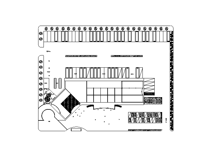 [学生作业2]客运站设计建筑施工图_CAD排版cad施工图下载【ID:164876109】