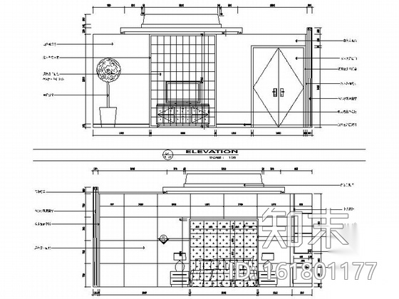 [北京]独立住宅浓郁中式风格双层别墅装修图（含方案）cad施工图下载【ID:161801177】