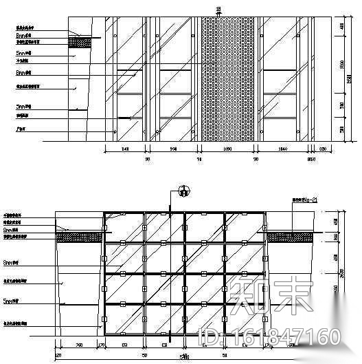 某办公室装修图cad施工图下载【ID:161847160】