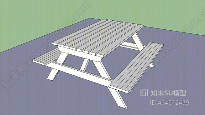 啤酒桌SU模型下载【ID:434612439】