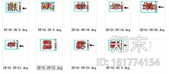 风味中餐厅包间Ⅱ室内装修图cad施工图下载【ID:161774154】