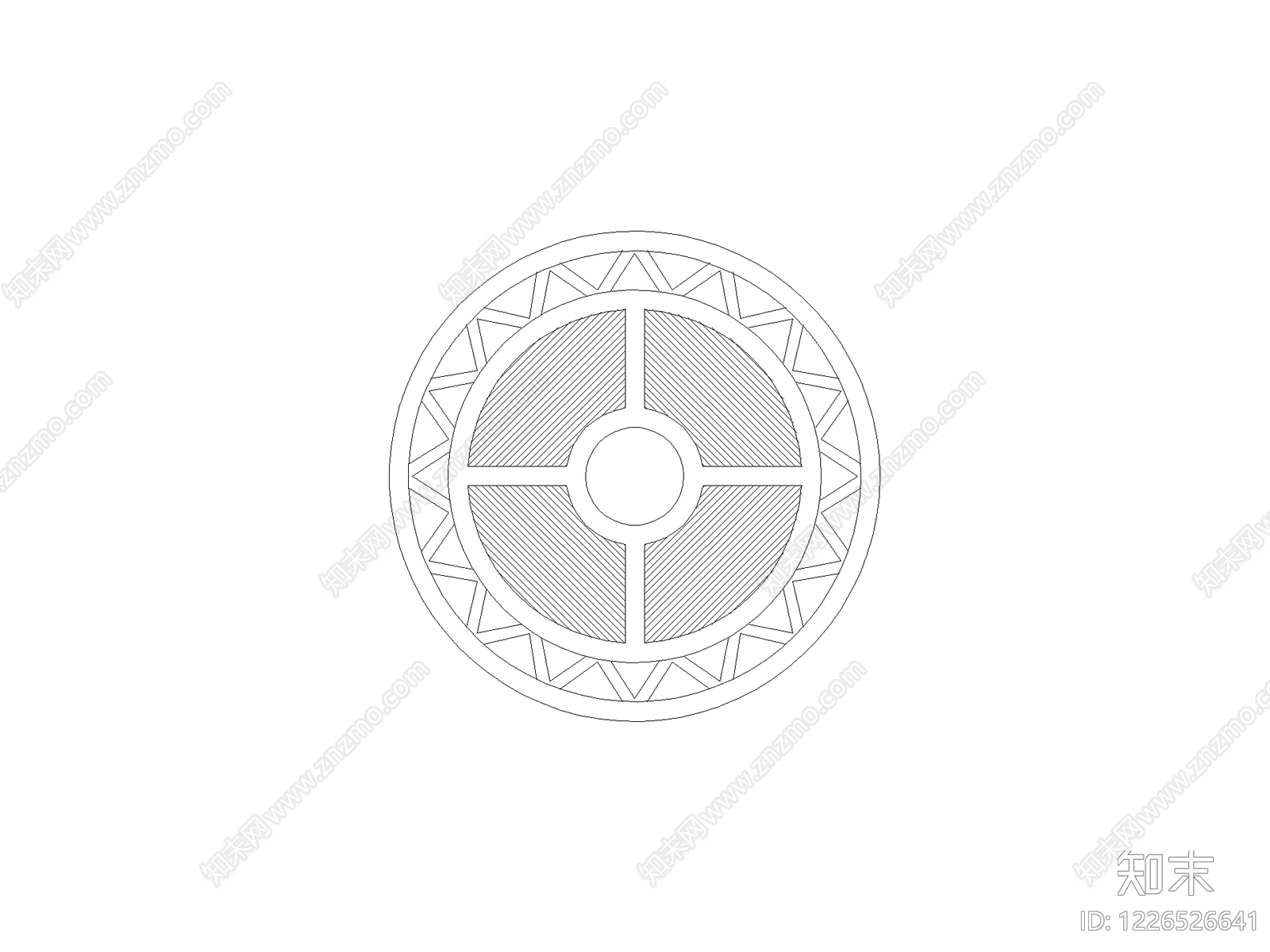 地面拼花CAD图纸