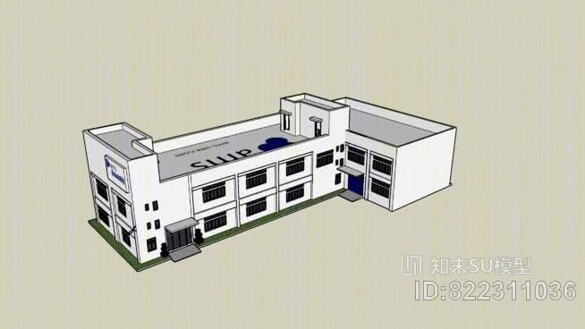 厂房SU模型下载【ID:822311036】