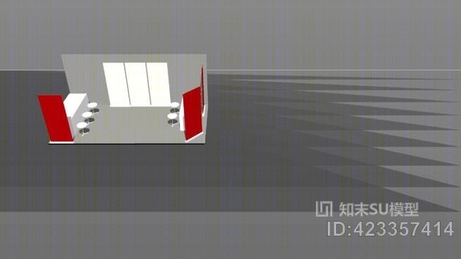 10X20商业展台SU模型下载【ID:423357414】