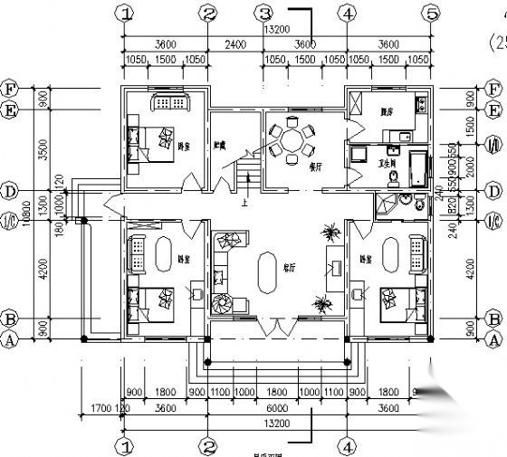 某二层小别墅建筑方案图2cad施工图下载【ID:149920199】