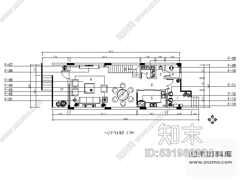 施工图田园乡村风格三层别墅装修图含效果cad施工图下载【ID:531980324】