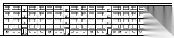 某五层经济住宅楼建筑方案图cad施工图下载【ID:149572122】