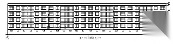 某五层经济住宅楼建筑方案图cad施工图下载【ID:149572122】