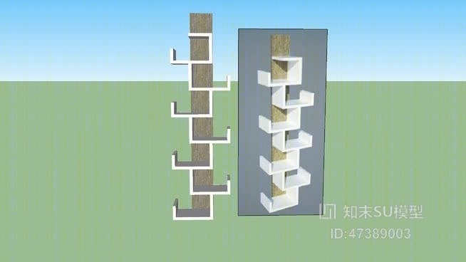 展示架SU模型下载【ID:217918525】