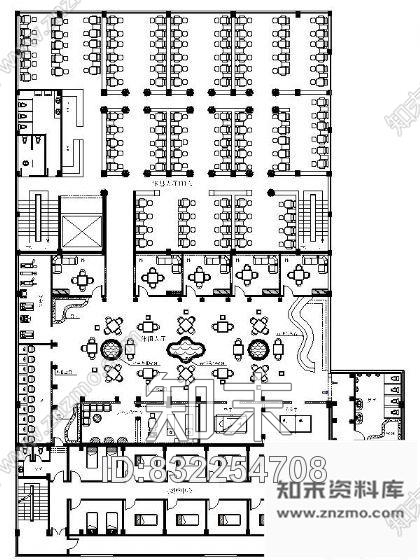 图块/节点某酒店装修平面图cad施工图下载【ID:832254708】