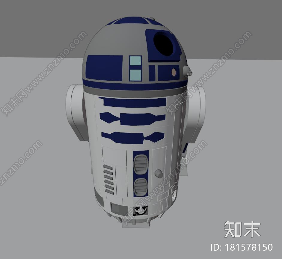 星球大战R2-D2机器人CG模型下载【ID:181578150】