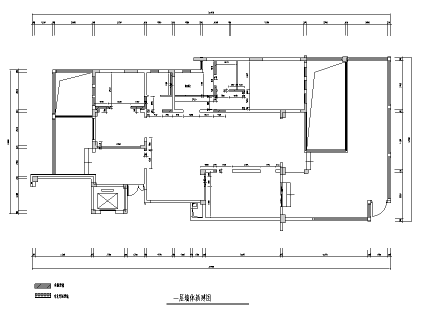 [江苏]美式新古典500平米跃层公寓设计施工图cad施工图下载【ID:160104190】