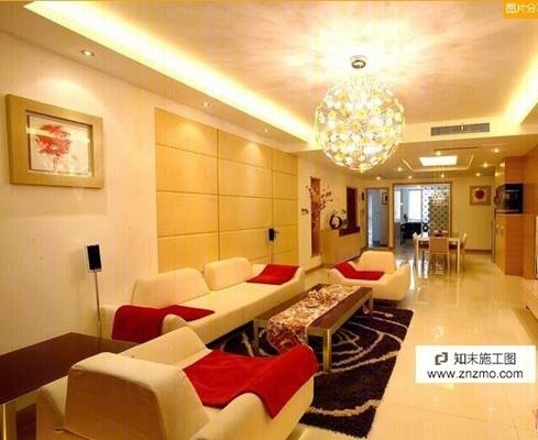 现代风格施工图加实景施工图下载【ID:36933069】