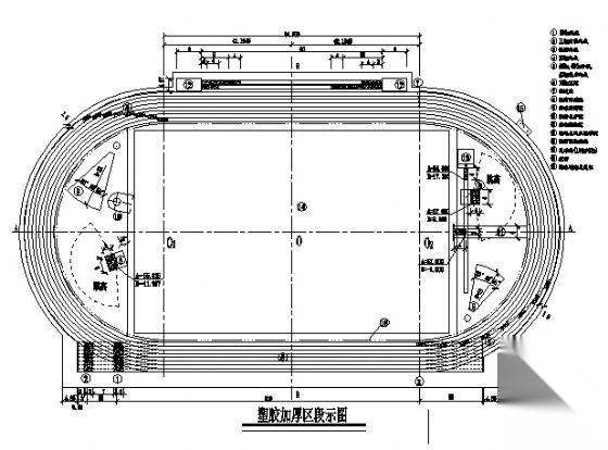 400米跑道及篮排球场施工图施工图下载【ID:151672182】