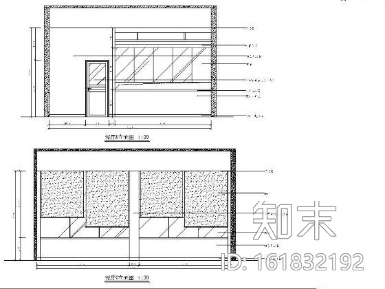 [深圳]某公路养护中心办公楼施工图cad施工图下载【ID:161832192】