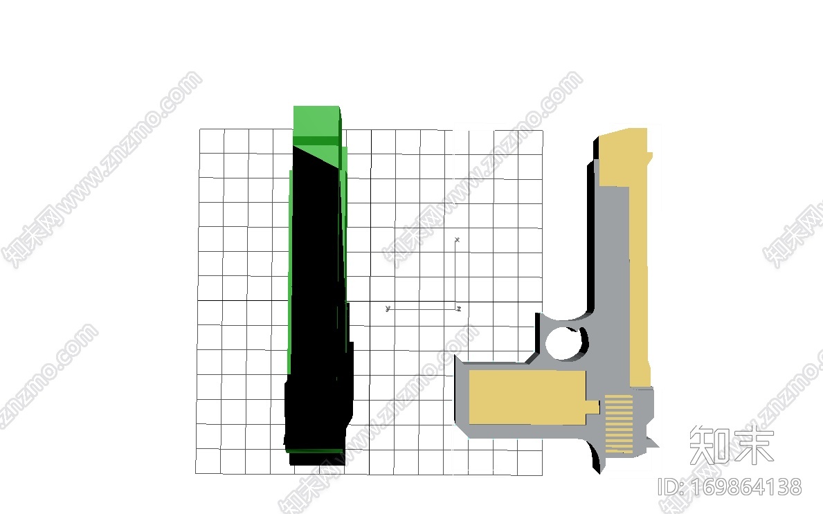 枪的3d打印模型下载【ID:169864138】