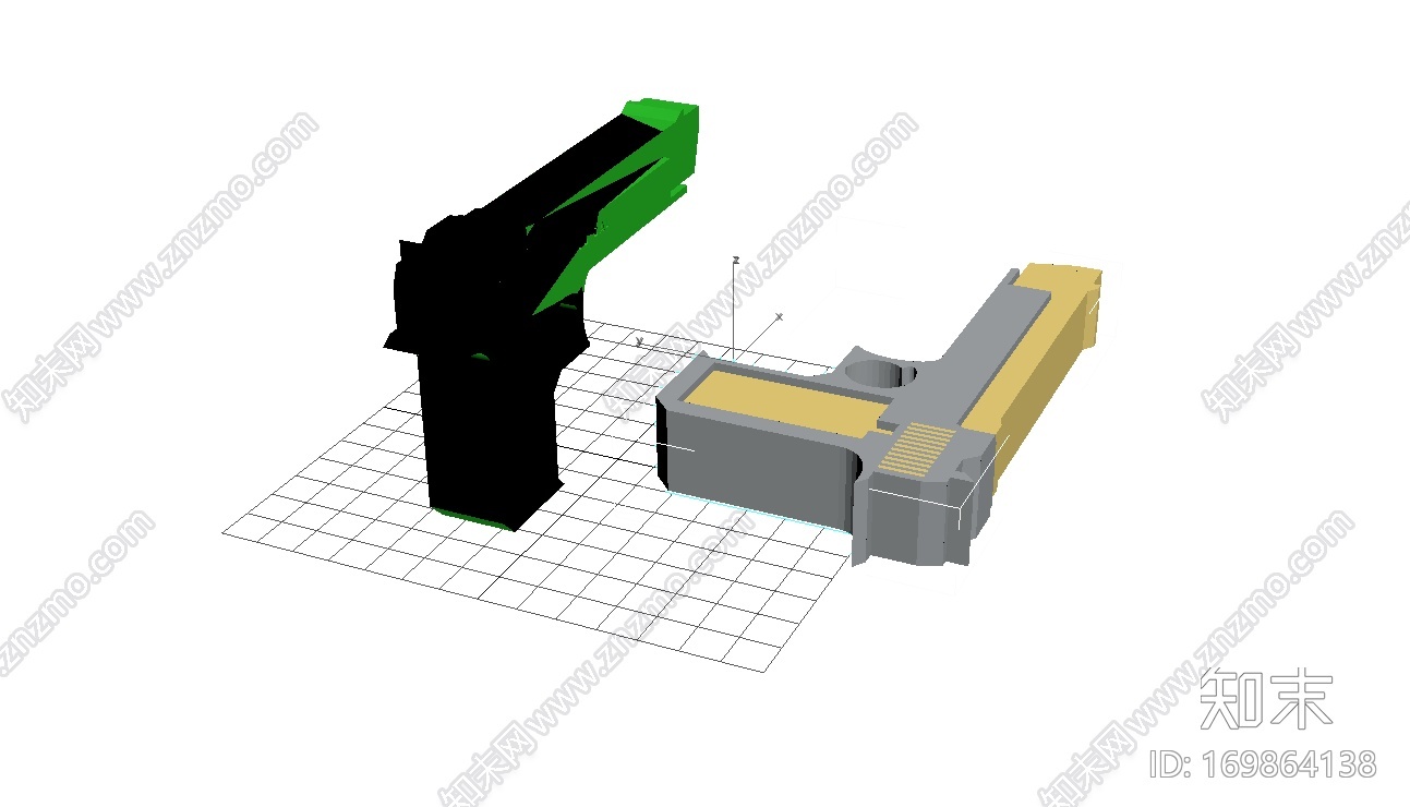 枪的3d打印模型下载【ID:169864138】