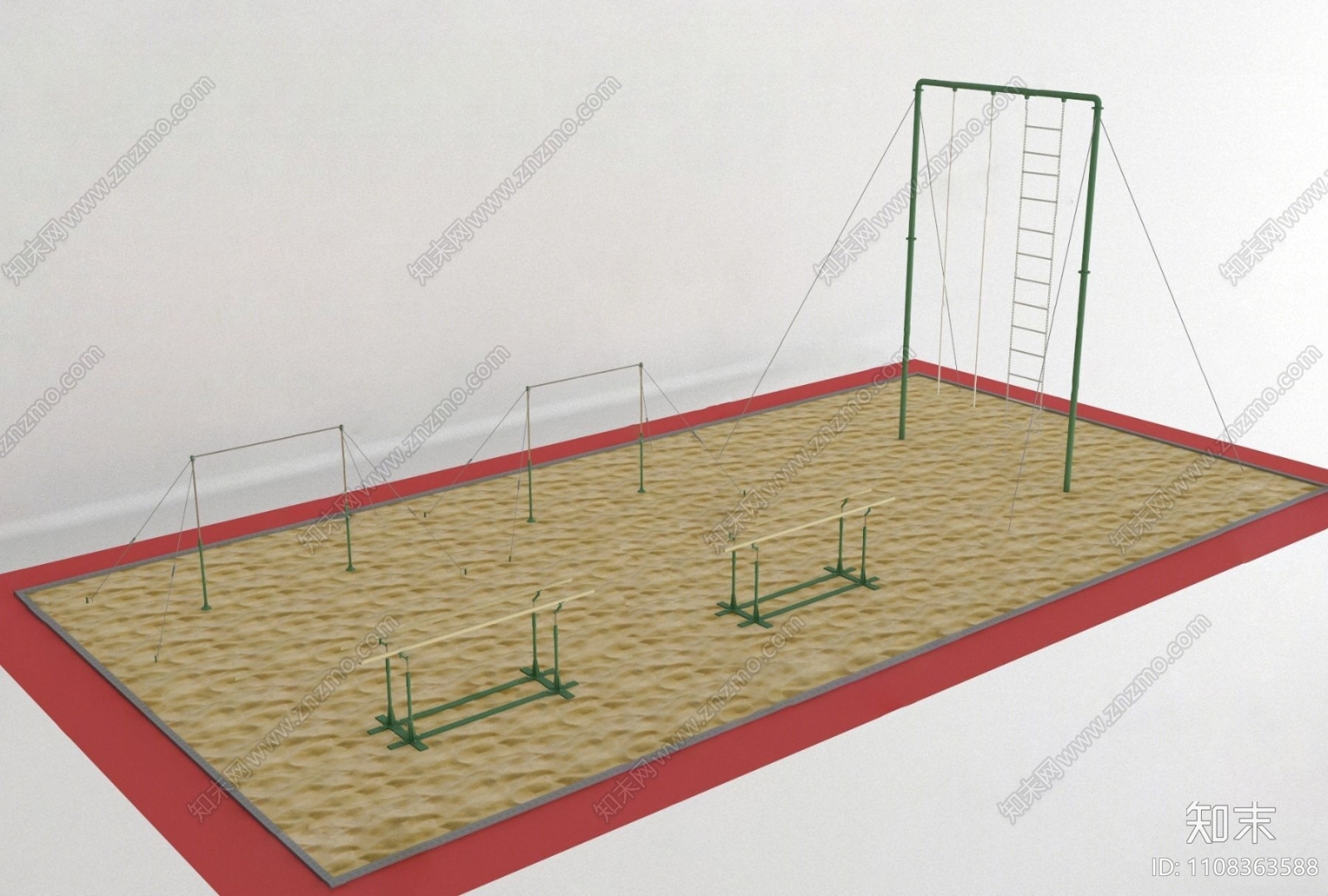 现代军用训练场3D模型下载【ID:1108363588】