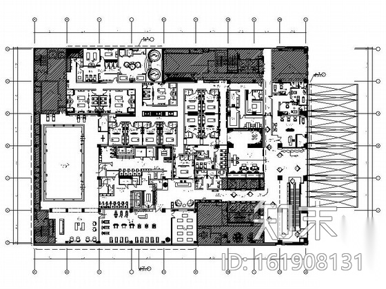 [青岛]中央商务区法国著名品牌现代五星级酒店室内装修...cad施工图下载【ID:161908131】