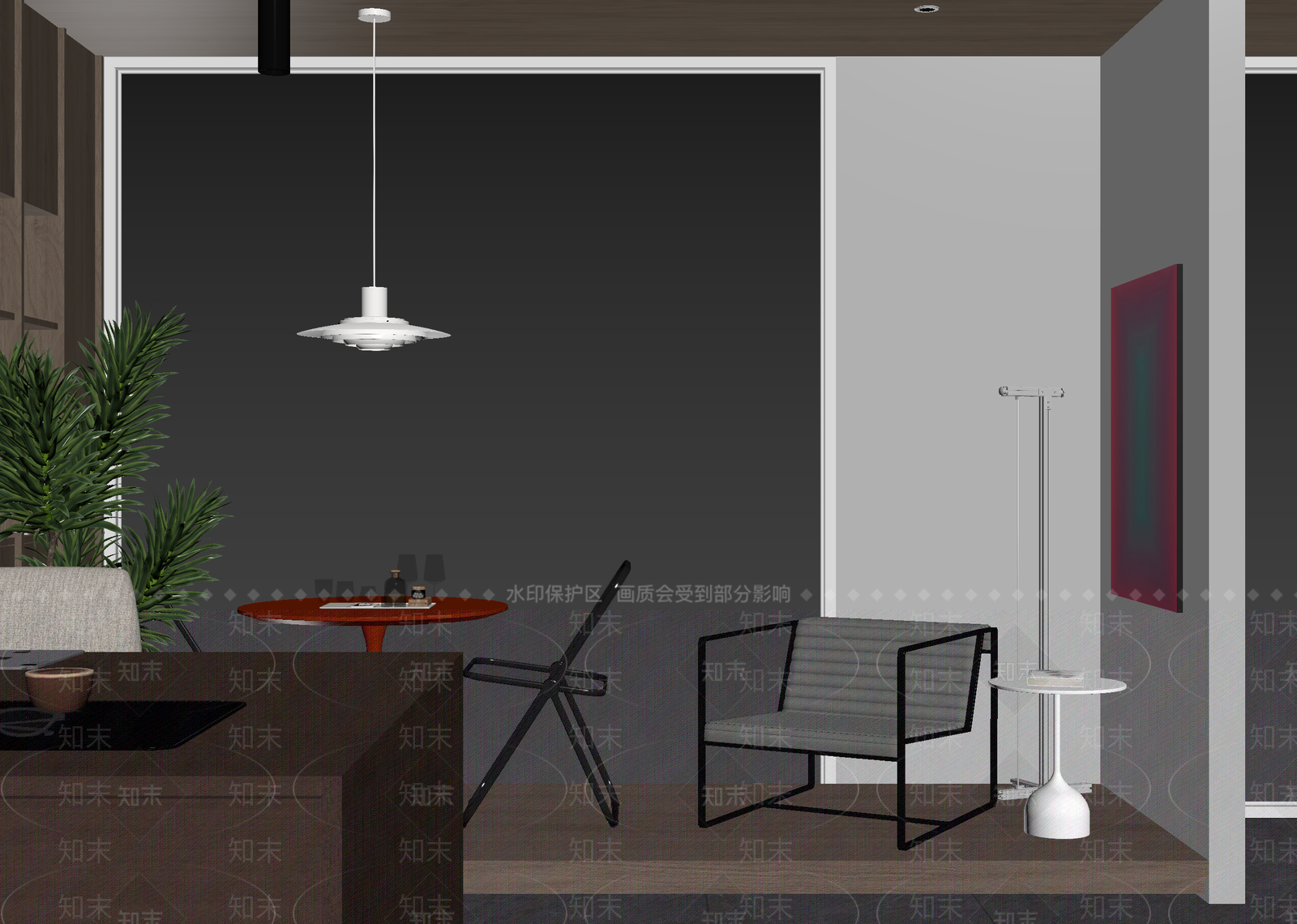 现代办公室3D模型下载【ID:1215003909】
