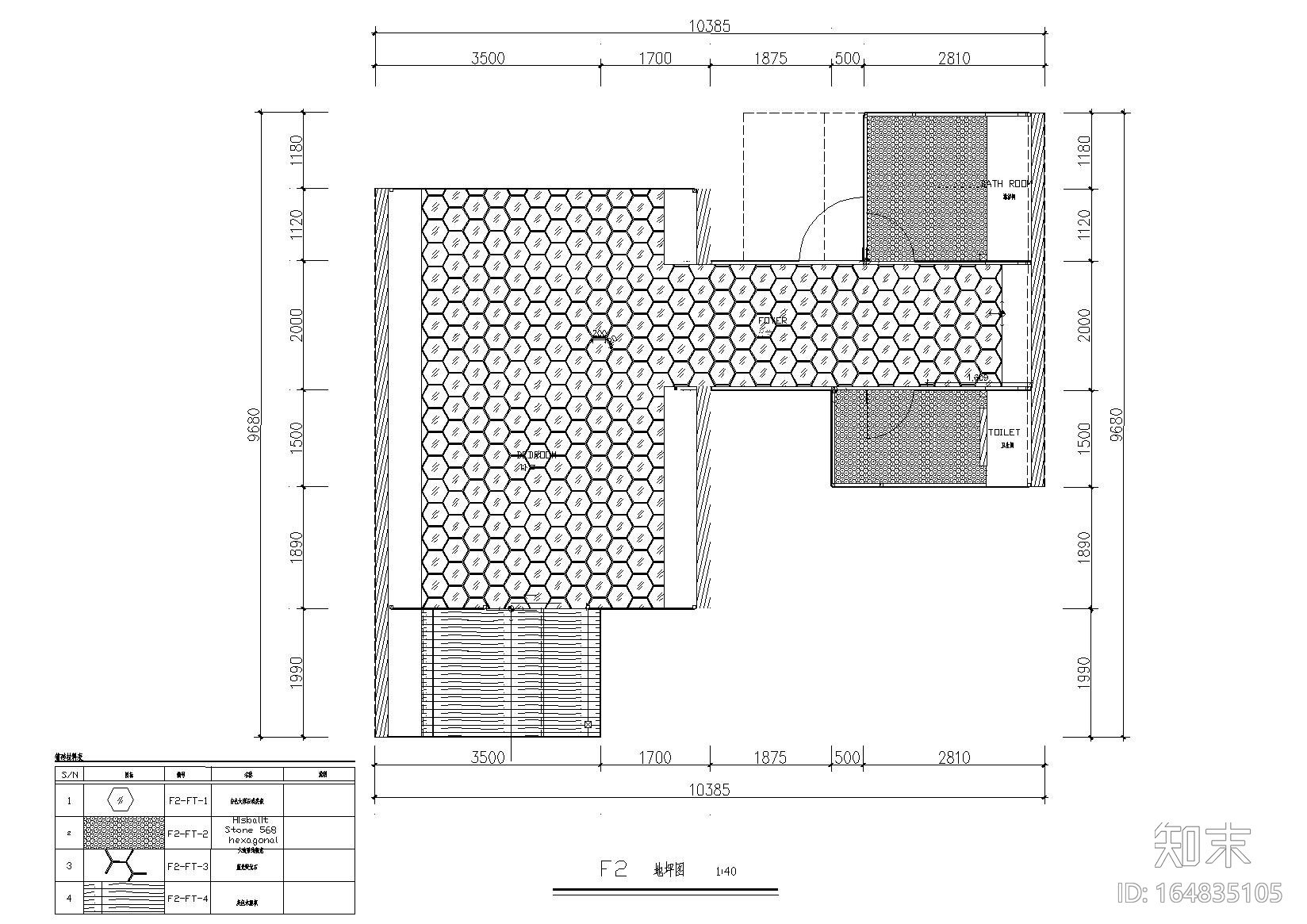 [云南]板栗林F2户型树屋体验住宅施工图cad施工图下载【ID:164835105】