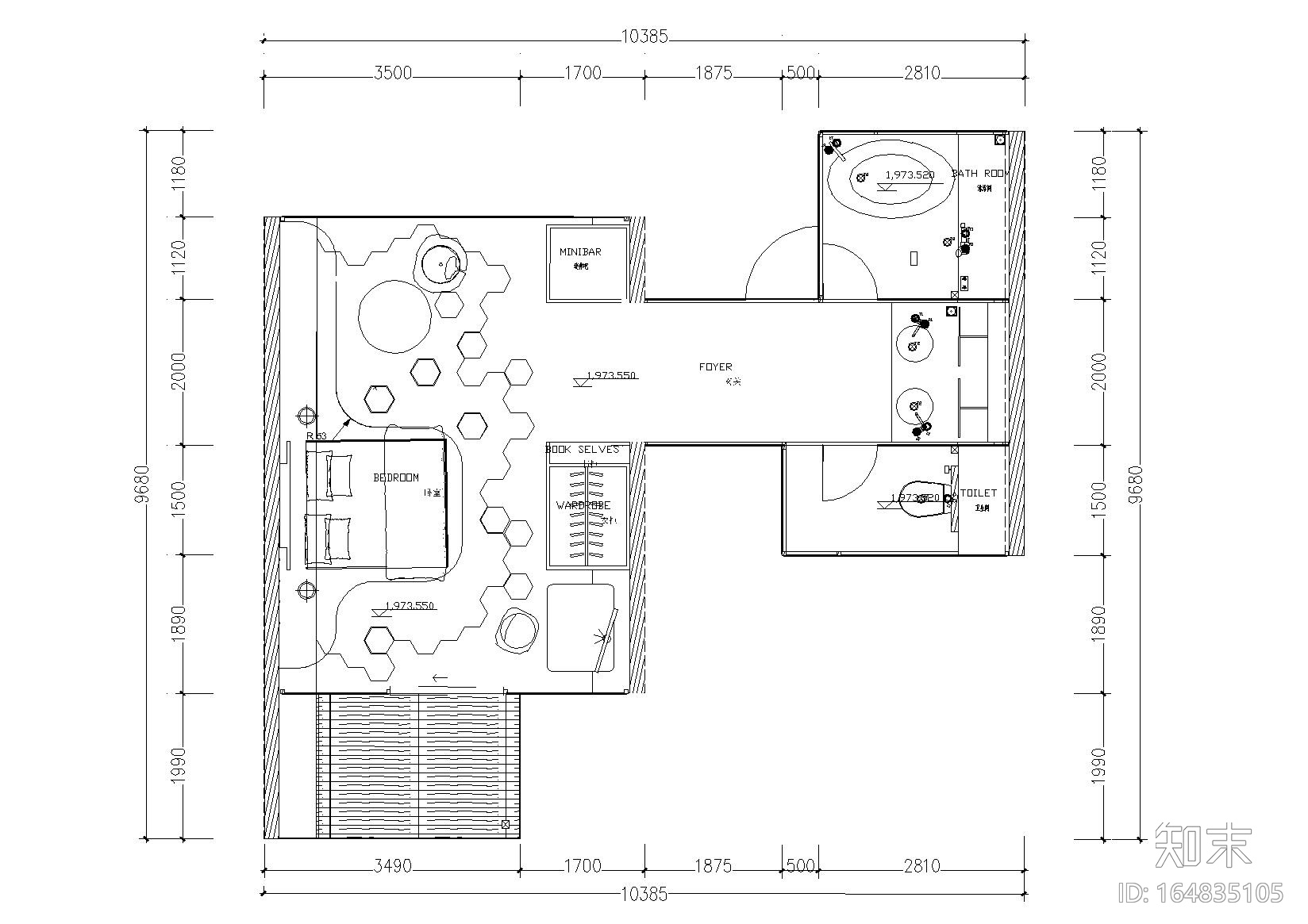 [云南]板栗林F2户型树屋体验住宅施工图cad施工图下载【ID:164835105】