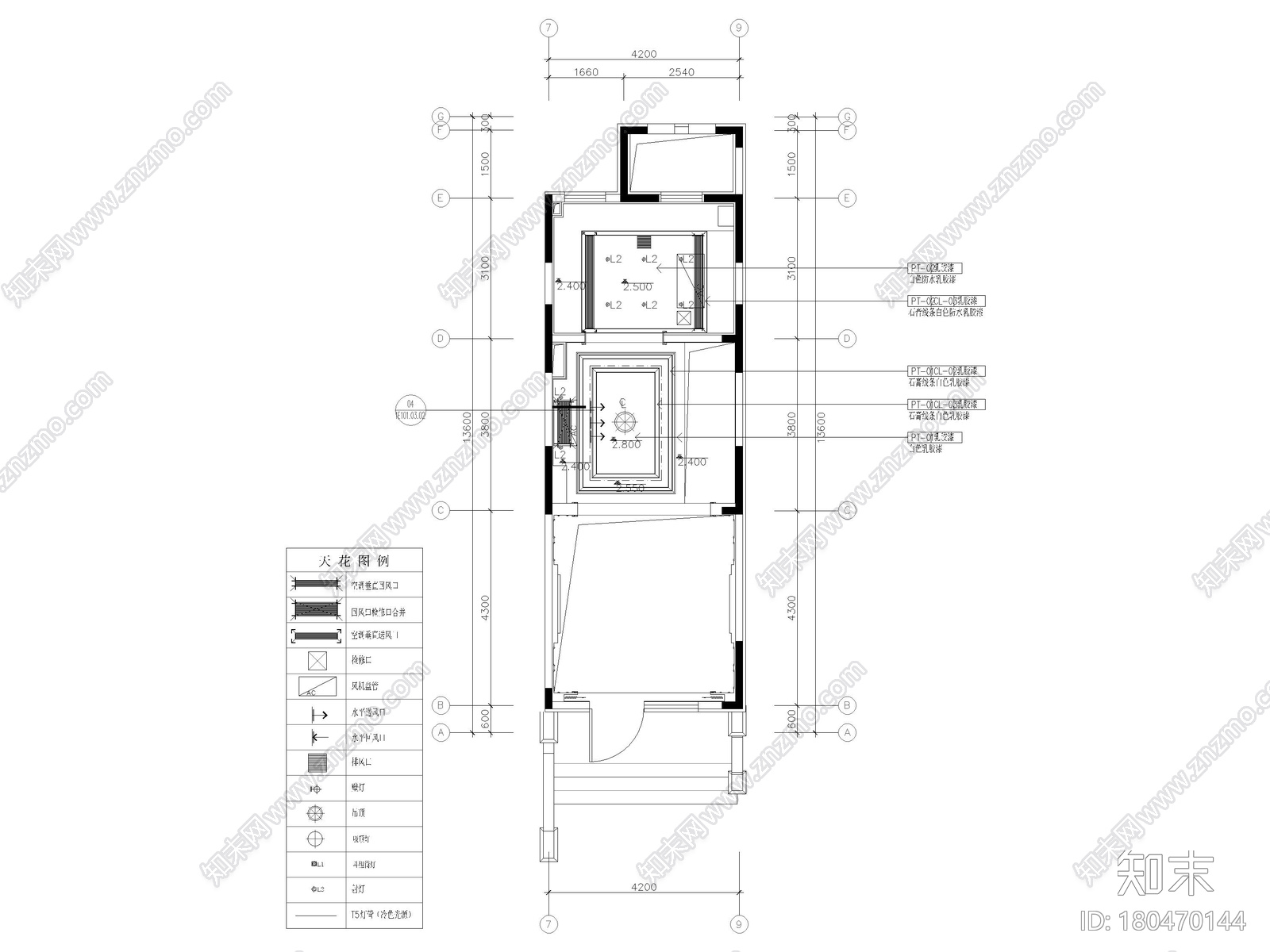 [河北]175㎡法式二居联排别墅样板间施工图施工图下载【ID:180470144】