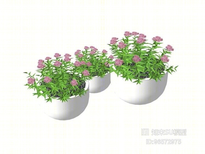 户外花钵SU模型下载【ID:96572975】