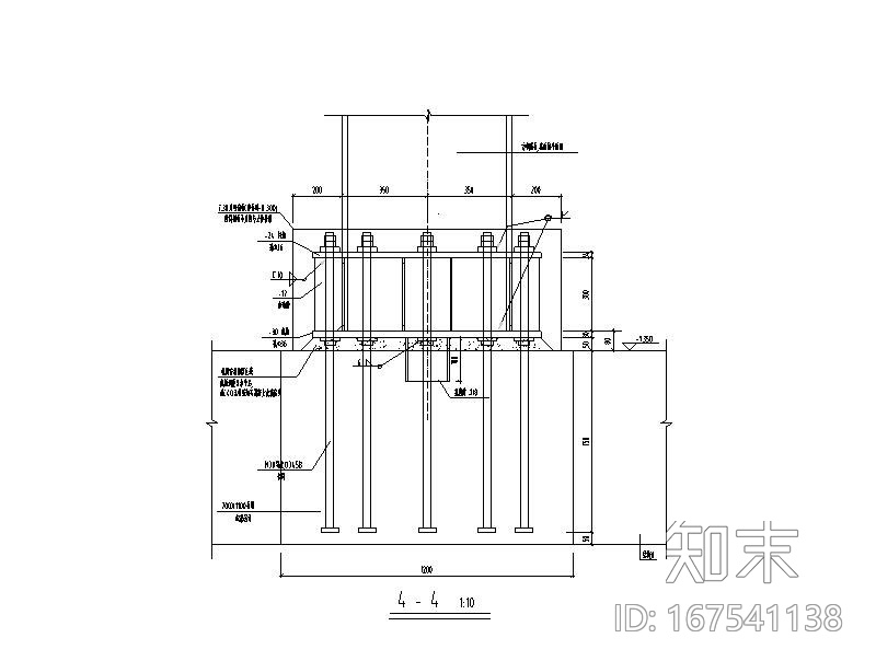 4层钢框架社区服务中心结构施工图2017cad施工图下载【ID:167541138】