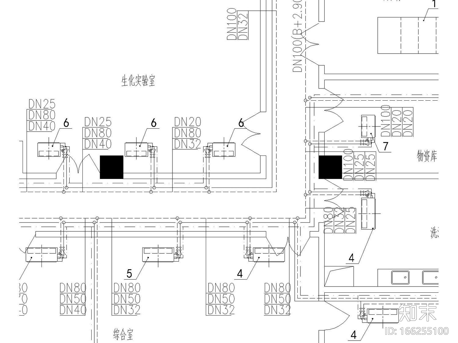 省级疾控中心实验室暧通全面施工图（舒适性空调设计、...cad施工图下载【ID:166255100】