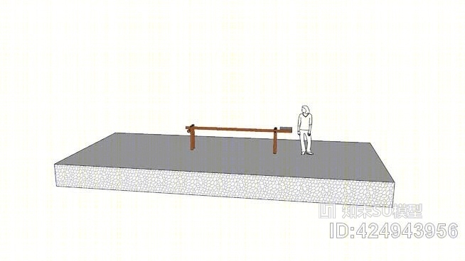木停车场屏障、交通屏障、停车控制屏障SU模型下载【ID:424943956】