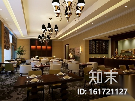 [原创]高档综合商业大楼装修CAD施工图（含效果）cad施工图下载【ID:161721127】